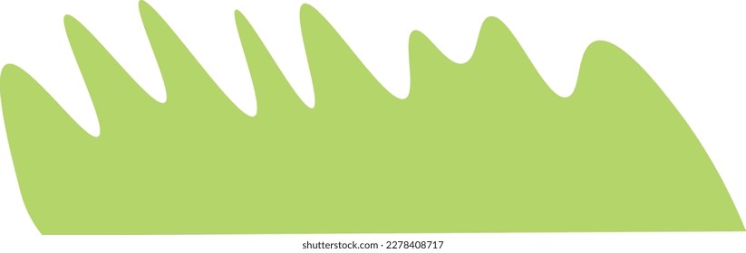 grass illustration with wind green background