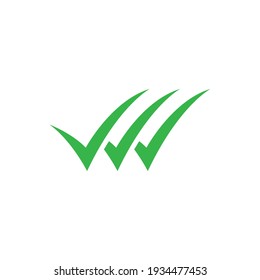 Grass ilustration logo vector design