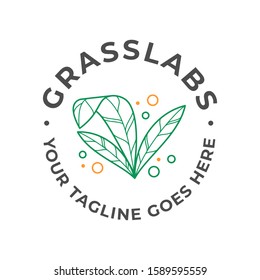Grass Labs Logo Vector Template