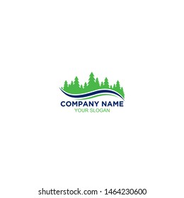 Grass Lawn Care Logo Design Vector