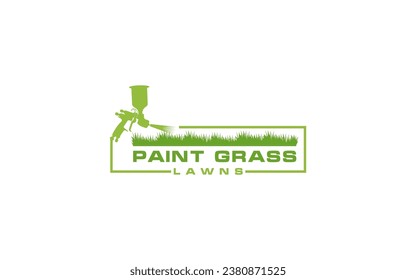 Grass lawn Care logo design	
