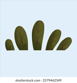a grass leaf with dark green army color design