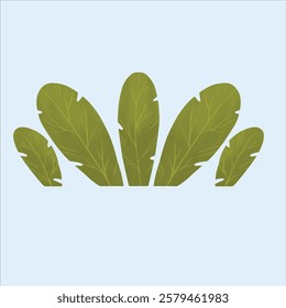 a grass leaf with green army and beautiful design color