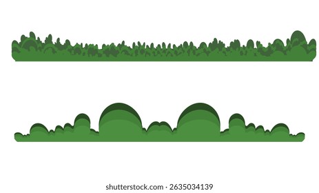 Grass leaves vector isolated on white background  , Flat Modern design , Illustration Vector  EPS 10