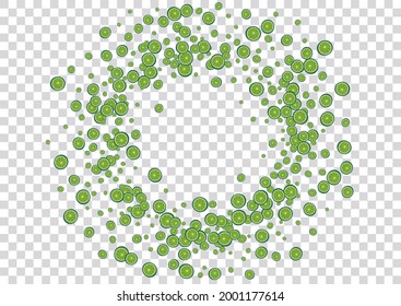 Grass Lemon Background Transparent Vector. Dessert Decoration. Greenish Citrus Falling. Repeat Fruit Juicy Decoration.
