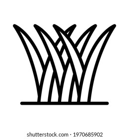 Grass line icon. Spring, gazon. Simple flat vector illustration for store, web site or mobile app.