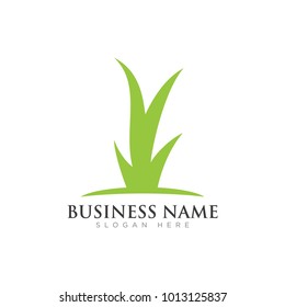 grass logo design