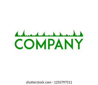 Grass Logo Design Template