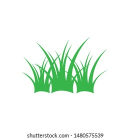 
Grass logo ilustration vector template