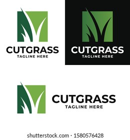 Grass Logo, Logo Grass, Grass Vector