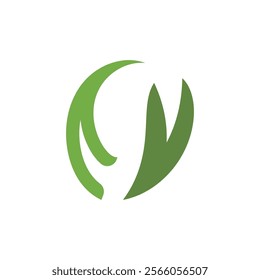 Grass Logo Vector Icon Template Illustration