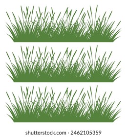 Grass logo vector template element and symbol