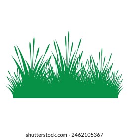 Grass logo vector template element and symbol