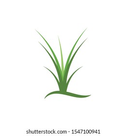 Grass logo vector template illustration