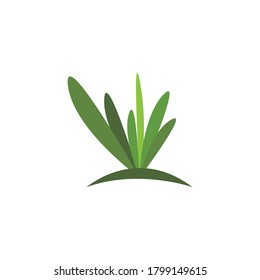 Grass logo vector template illustration