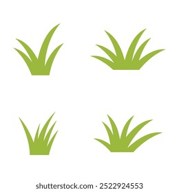 grass logo vector template ilustration