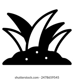 Grass Meadow Icon for web, app, infographic etc