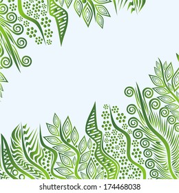 Grass meadow pattern nature background vector illustration