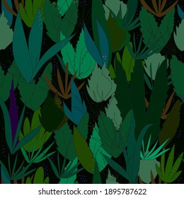 Patrón de hierba. césped verde en diferentes tonalidades. Bosque, jungla, jungla.