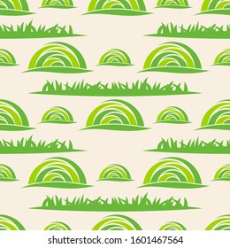 grass pattern nature design vector 