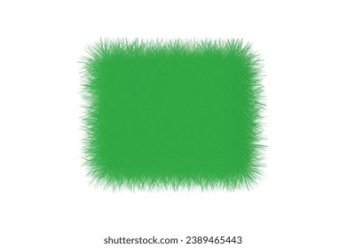 Grass pattern vector art, icons illustration