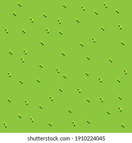 Grass pixel art background. Grass texture. Pixel art vector.