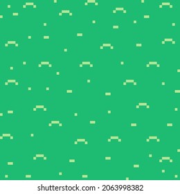 Fondo de arte de píxeles de gramíneas. Textura de hierba. Vector de arte de píxeles.