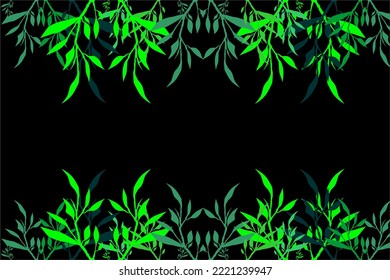 grass plant background vector design with a mix of dark green and light green, looks fresh and lush