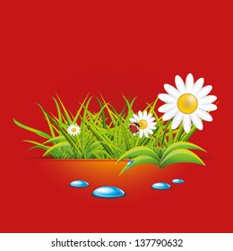 Grass in a pocket
