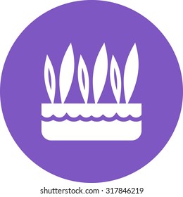 Grass, pot, plant icon vector image.Can also be used for gardening. Suitable for mobile apps, web apps and print media.
