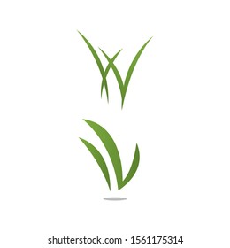 grass remover lawn logo design template vector illustration