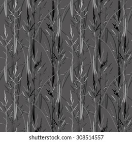 Grass seamless pattern