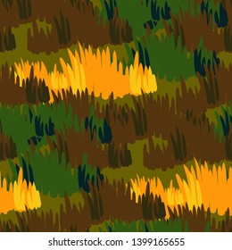 grass seamless pattern vector floral design primitive scandinavian