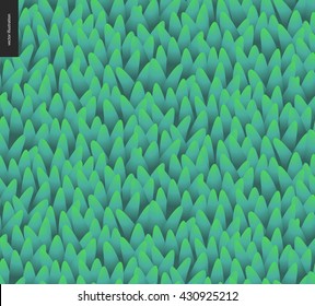 Grass seamless vector pattern.