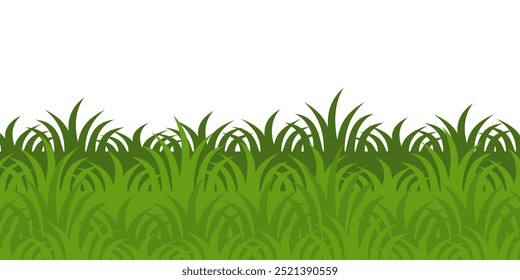 Grass. Set of Grass vector illustrations in flat style. Grass illustration isolated on white background