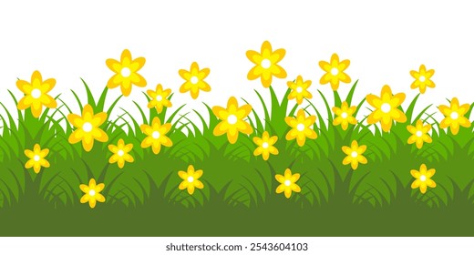 Grass. Set of Grass vector illustrations in flat style. Grass illustration isolated on white background