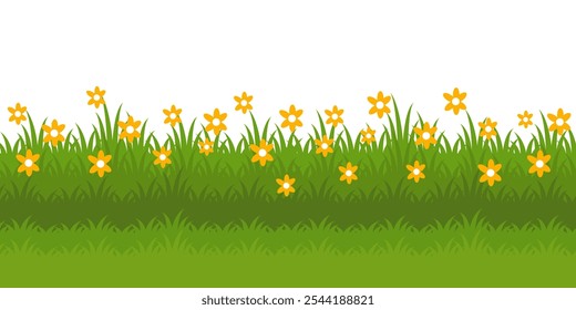 Grass. Set of Grass vector illustrations in flat style. Grass illustration isolated on white background