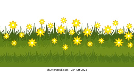 Grass. Set of Grass vector illustrations in flat style. Grass illustration isolated on white background