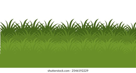 Grass. Set of Grass vector illustrations in flat style. Grass illustration isolated on white background