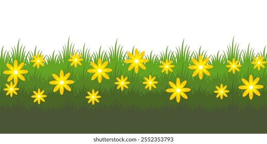 Grass. Set of Grass vector illustrations in flat style. Grass illustration isolated on white background