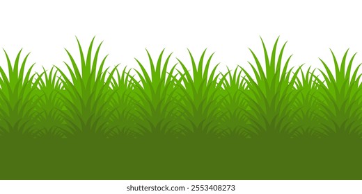 Grass. Set of Grass vector illustrations in flat style. Grass illustration isolated on white background