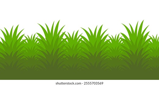Grass. Set of Grass vector illustrations in flat style. Grass illustration isolated on white background