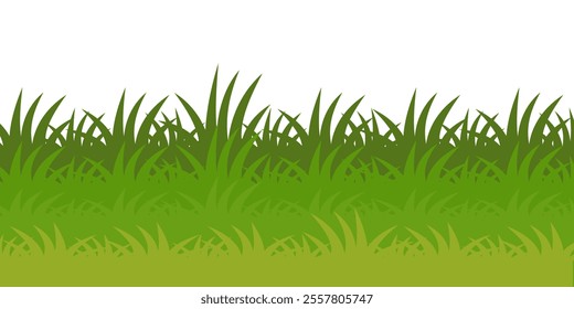 Grass. Set of Grass vector illustrations in flat style. Grass illustration isolated on white background