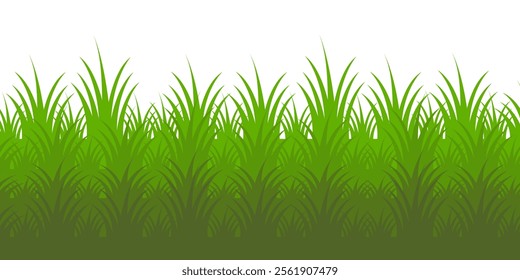 Grass. Set of Grass vector illustrations in flat style. Grass illustration isolated on white background