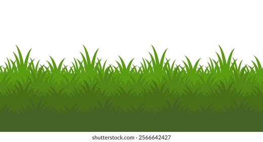 Grass. Set of Grass vector illustrations in flat style. Grass illustration isolated on white background