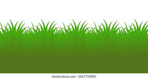 Grass. Set of Grass vector illustrations in flat style. Grass illustration isolated on white background