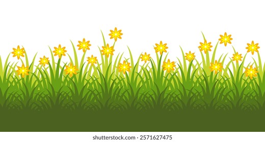 Grass. Set of Grass vector illustrations in flat style. Grass illustration isolated on white background