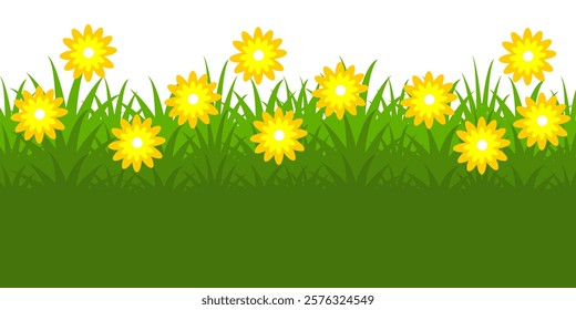 Grass. Set of Grass vector illustrations in flat style. Grass illustration isolated on white background