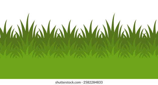 Grass. Set of Grass vector illustrations in flat style. Grass illustration isolated on white background