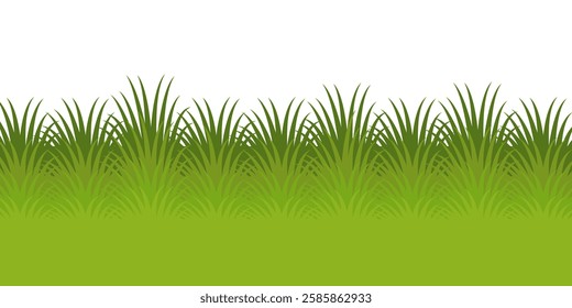 Grass. Set of Grass vector illustrations in flat style. Grass illustration isolated on white background